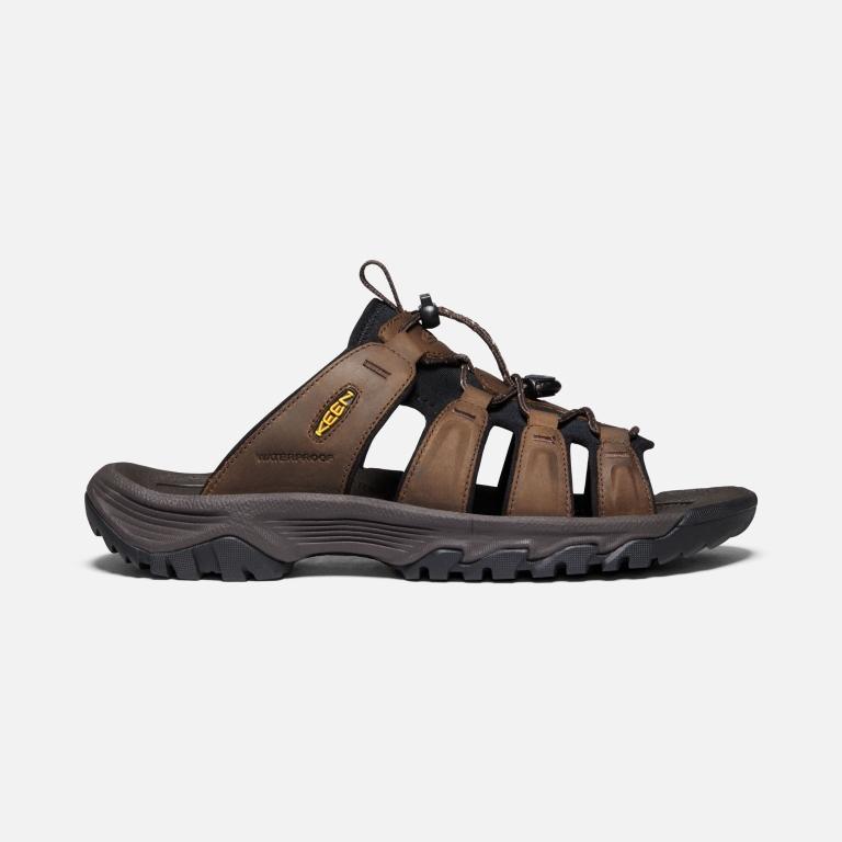 Keen Targhee III Slides - Men's Brown Sandals